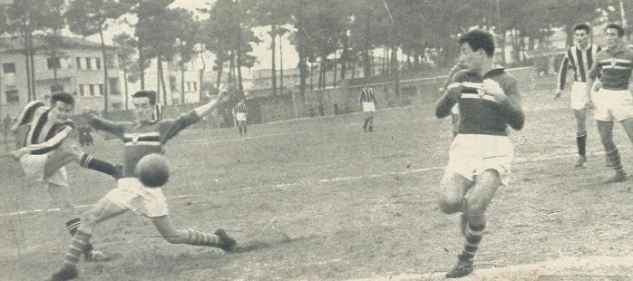 1958. Udinese - Sampdoria, torneo di Viareggio, vittoria doriana.